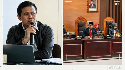 Ketua DPRD Lotim Tunda Pembacaan Surat, Fraksi Persatuan Rakyat Jadi Sandera politik kekuasaan.